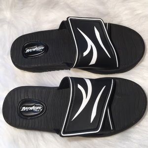 Baywatch Gear Velcro Slides Like New Black & White